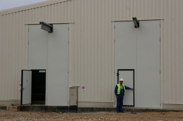 Brocēnu cementa rūpnīca – D45 durvis – Saliekamie vārti
